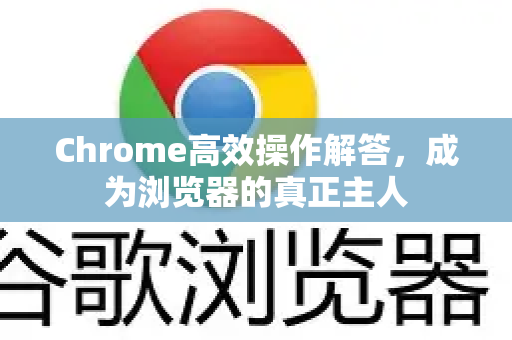 Chrome高效操作解答，成为浏览器的真正主人