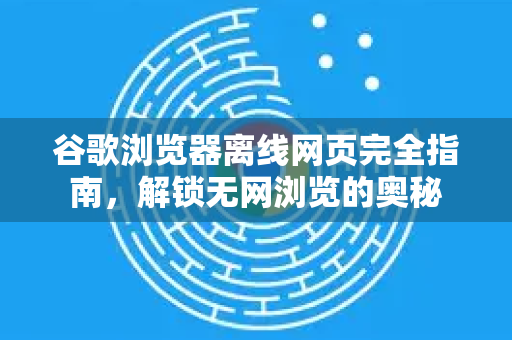 谷歌浏览器离线网页完全指南，解锁无网浏览的奥秘