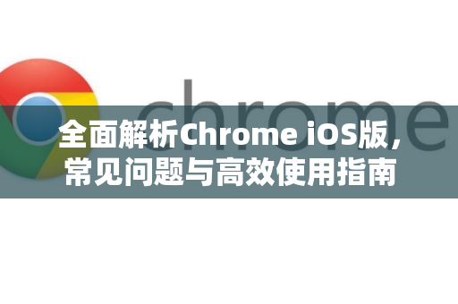 全面解析Chrome iOS版，常见问题与高效使用指南-第1张图片-[Chrome] Google下载-谷歌中国官网2026最新版